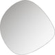 Miroir Woood Philou - verre métal - noir - 60x59x0,5