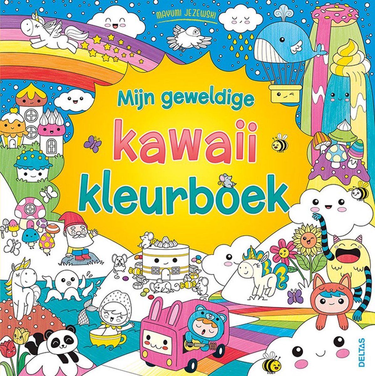 Deltas, mon incroyable livre de coloriage kawaii