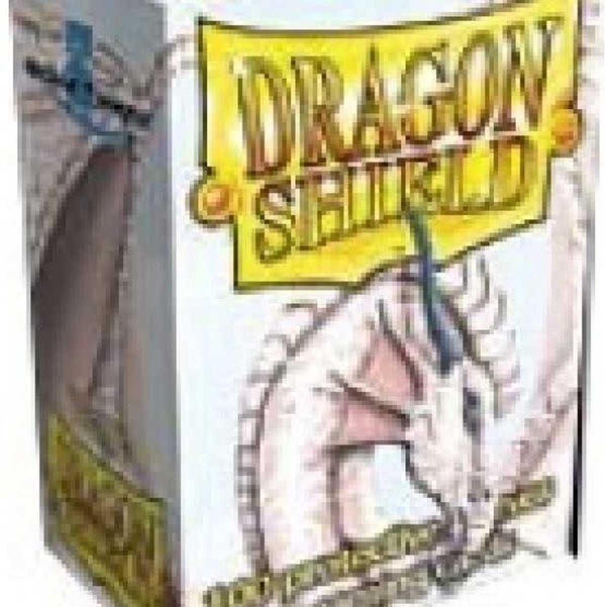 Bouclier dragon - pochettes standards (100x) - blanc classique