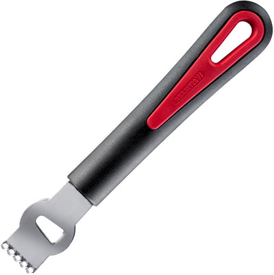 Zesteur extracteur de citron Westmark avec couteau cannelé, longueur : 16,5 cm, plastique inox, galant, noir rouge, 29302270