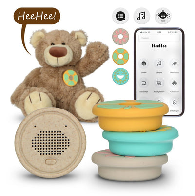 Alecto heehee - bouton vocal bébé - transformez votre peluche en un ami interactif