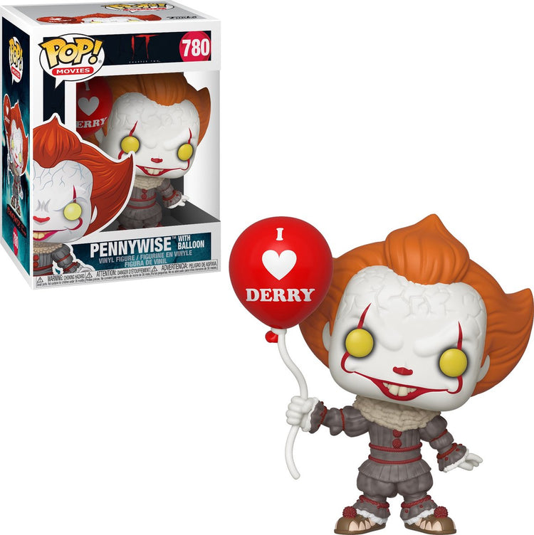Funko pop films : it chapitre 2 - pennywise avec ballon - pop #780