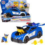 Pat' Patrouille - recherche et sauvetage - poursuite en voiture de police - avec figurine, lumière et son 2 projectiles - véhicules jouets - afbeelding 1