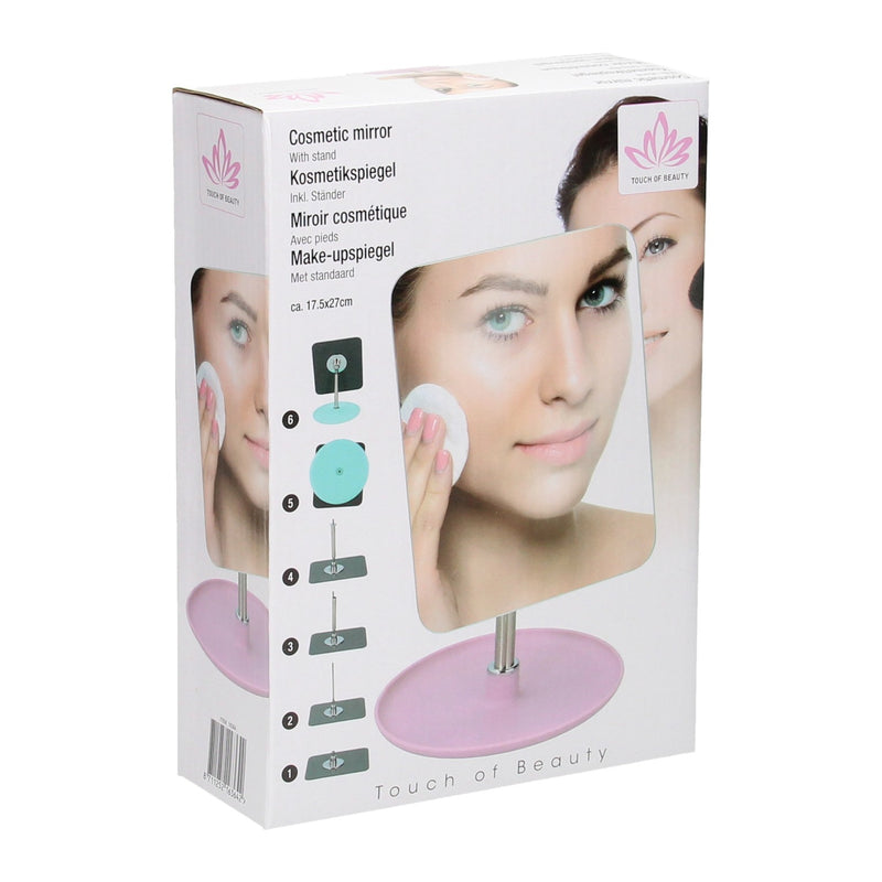 Miroir de maquillage avec standard