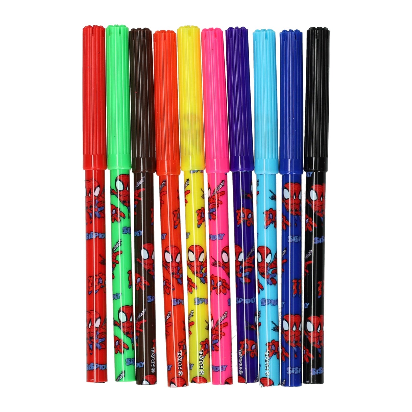 Feutres Spiderman - 10 pcs