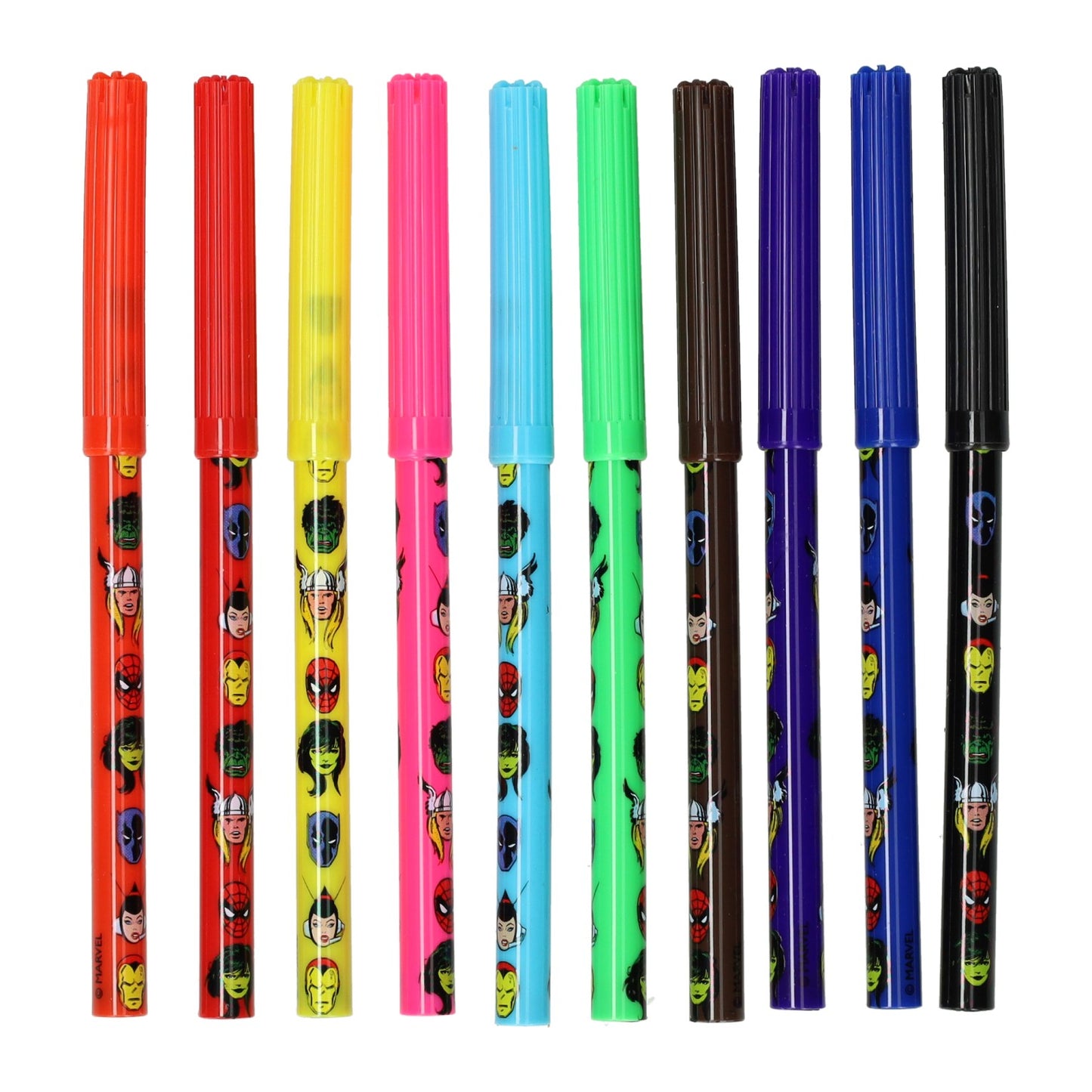 Feutres Avengers - 10 pcs