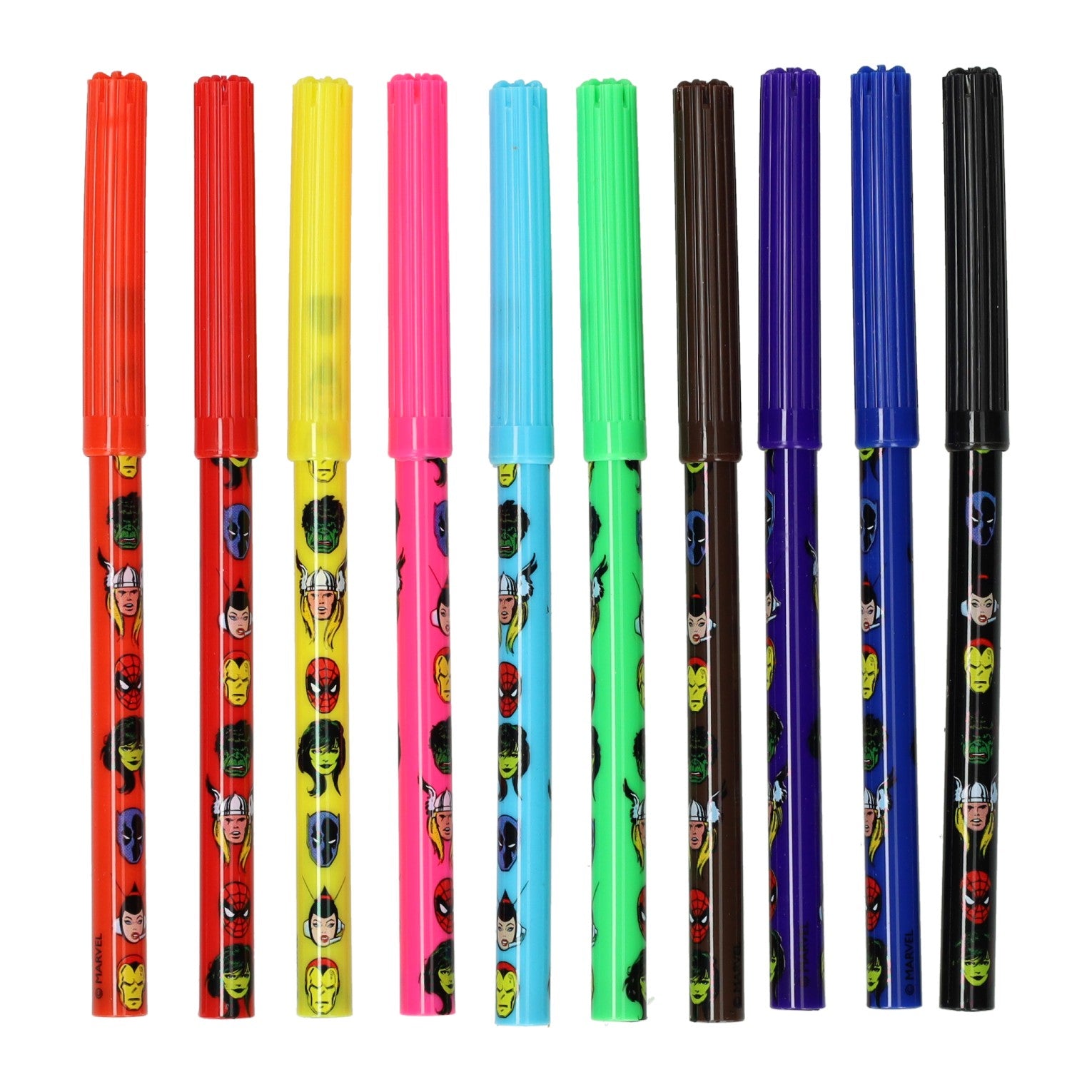Feutres Avengers - 10 pcs
