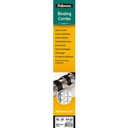 Crêtes de reliure métallique Fellowes 5330803 PVC (polychlorure de vinyle) blanc