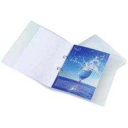 Classeur à anneaux rapesco 1045 transparent a4