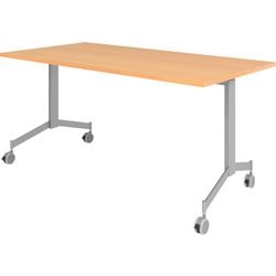 Table pliante Bach Hammerer vkf16 6 snl bois, métal