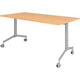Table pliante Bach Hammerer vkf16 6 snl bois, métal