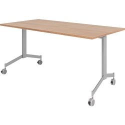 Table pliante Bach Hammerer vkf16 n snl bois, métal