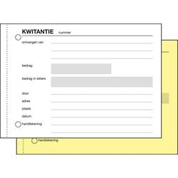 Carnet de reçus sigel blanc a6 148 mm x 95 mm x 9 mm