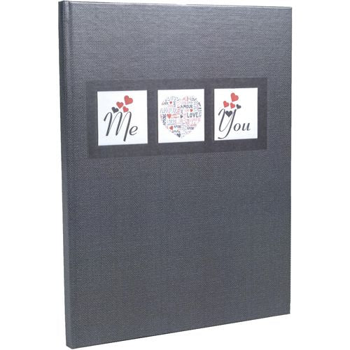Livre d'or exacompta 47681e carton noir, papier