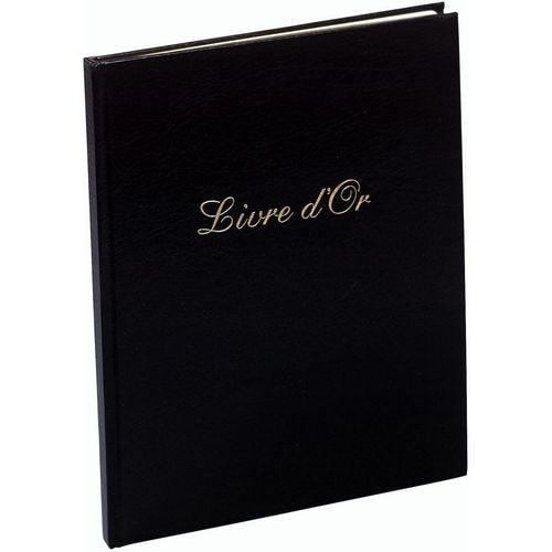 Livre d'or exacompta 4981e carton noir, PU, PVC