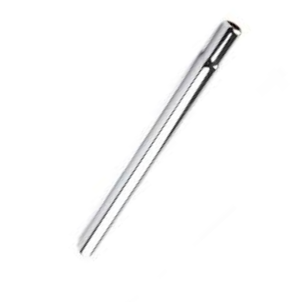 tige de selle bougie fixe 25 x 350 mm acier argent