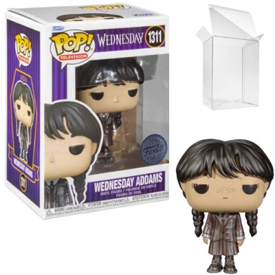 Funko-pop ! tv: mercredi - mercredi Addams Metallic (exclusif)
