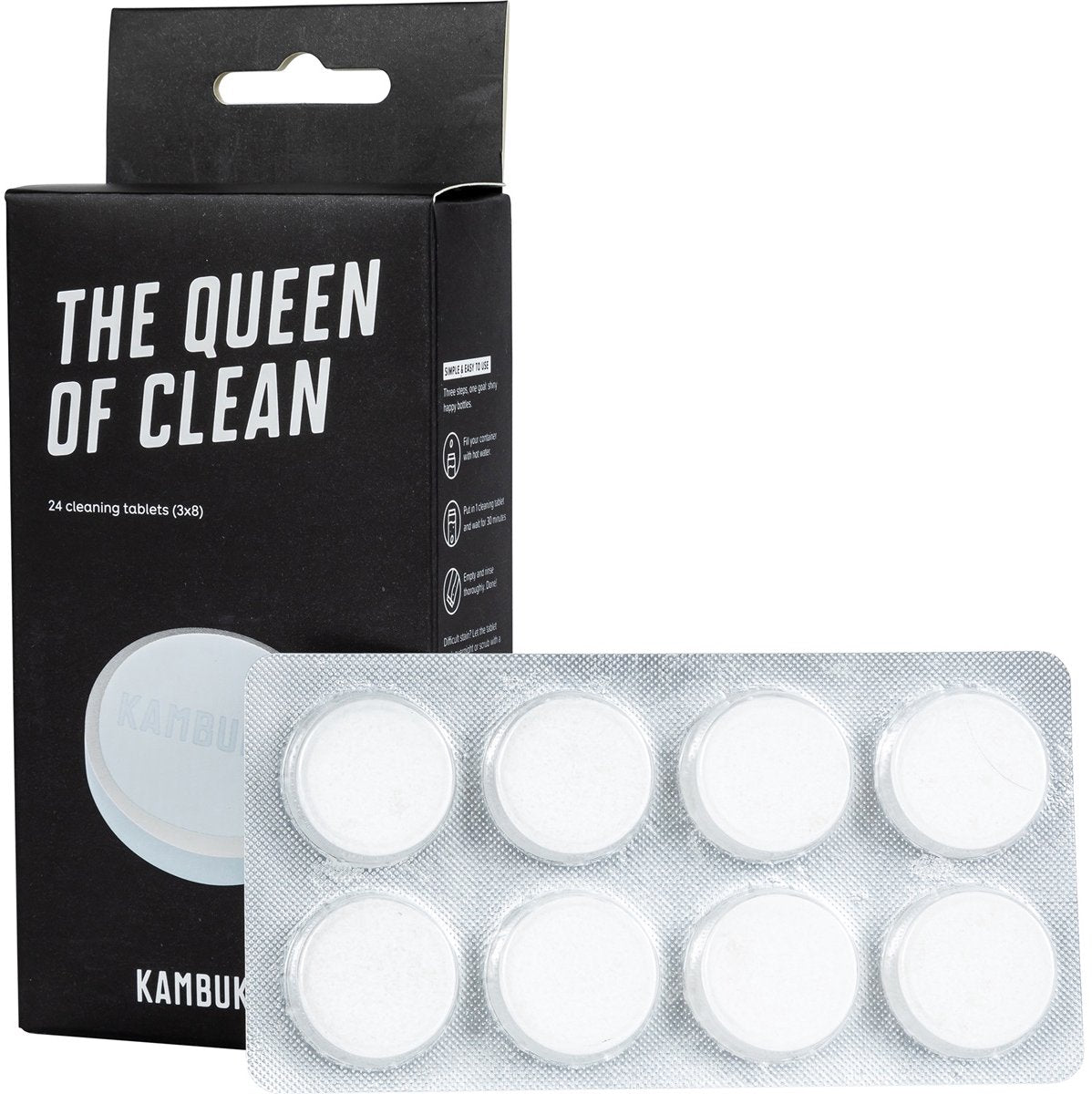 Kambukka reine du propre (3x8 pcs) partie blanche
