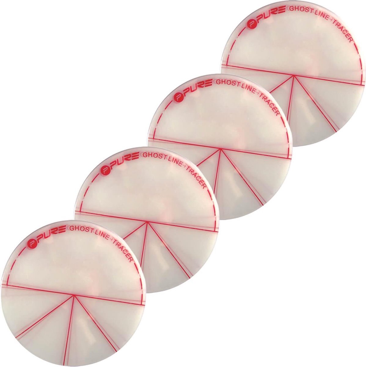 Entraîneur de putting Pure2improve - trou de golf fantôme - 4 pièces