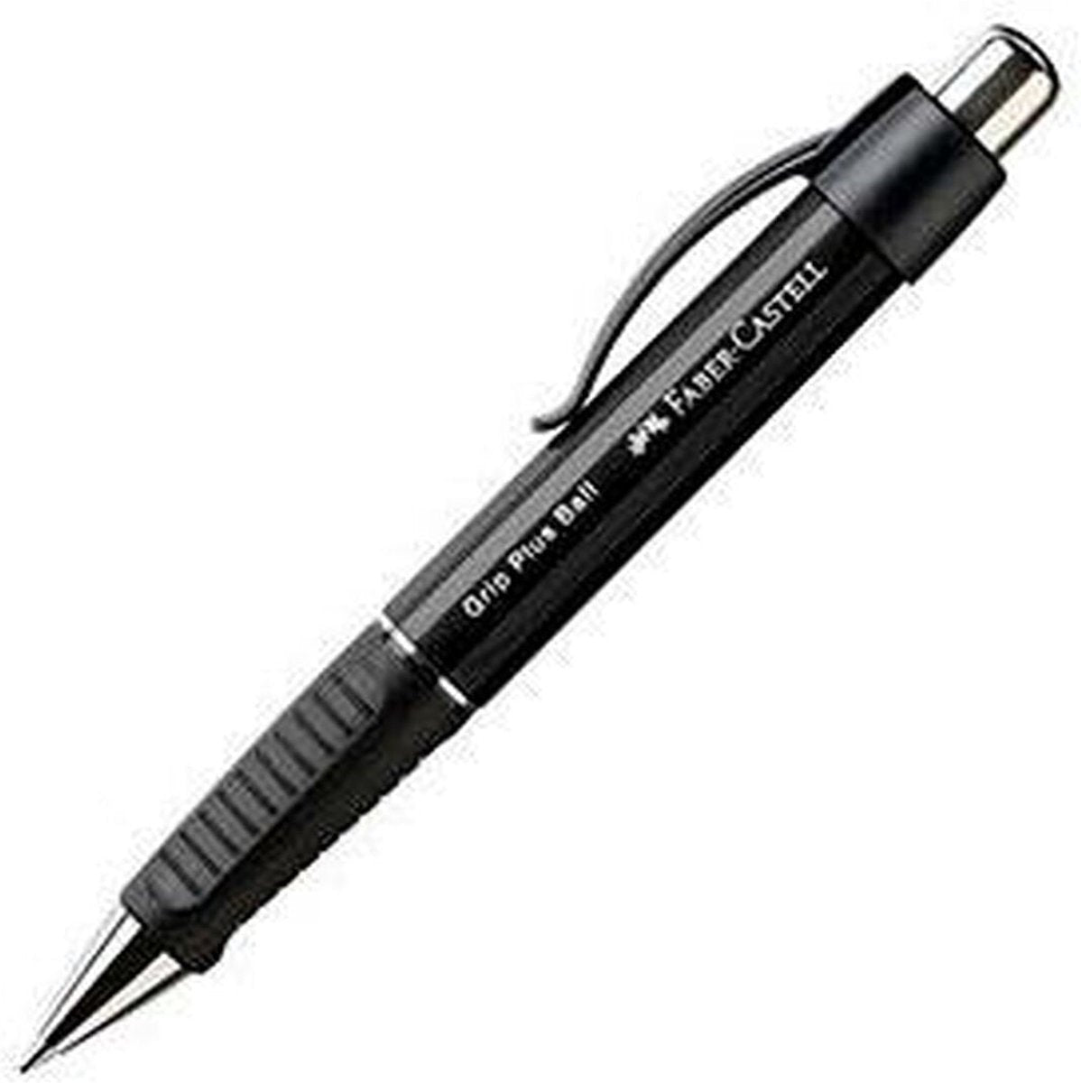 Faber-Castell pen grip plus ball m noir 5 pièces
