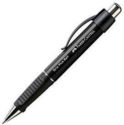 Faber-Castell pen grip plus ball m noir 5 pièces