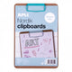 Apli Kids Presse-papiers en bois A5 bleu – Tableau d'écriture robuste pour enfants.