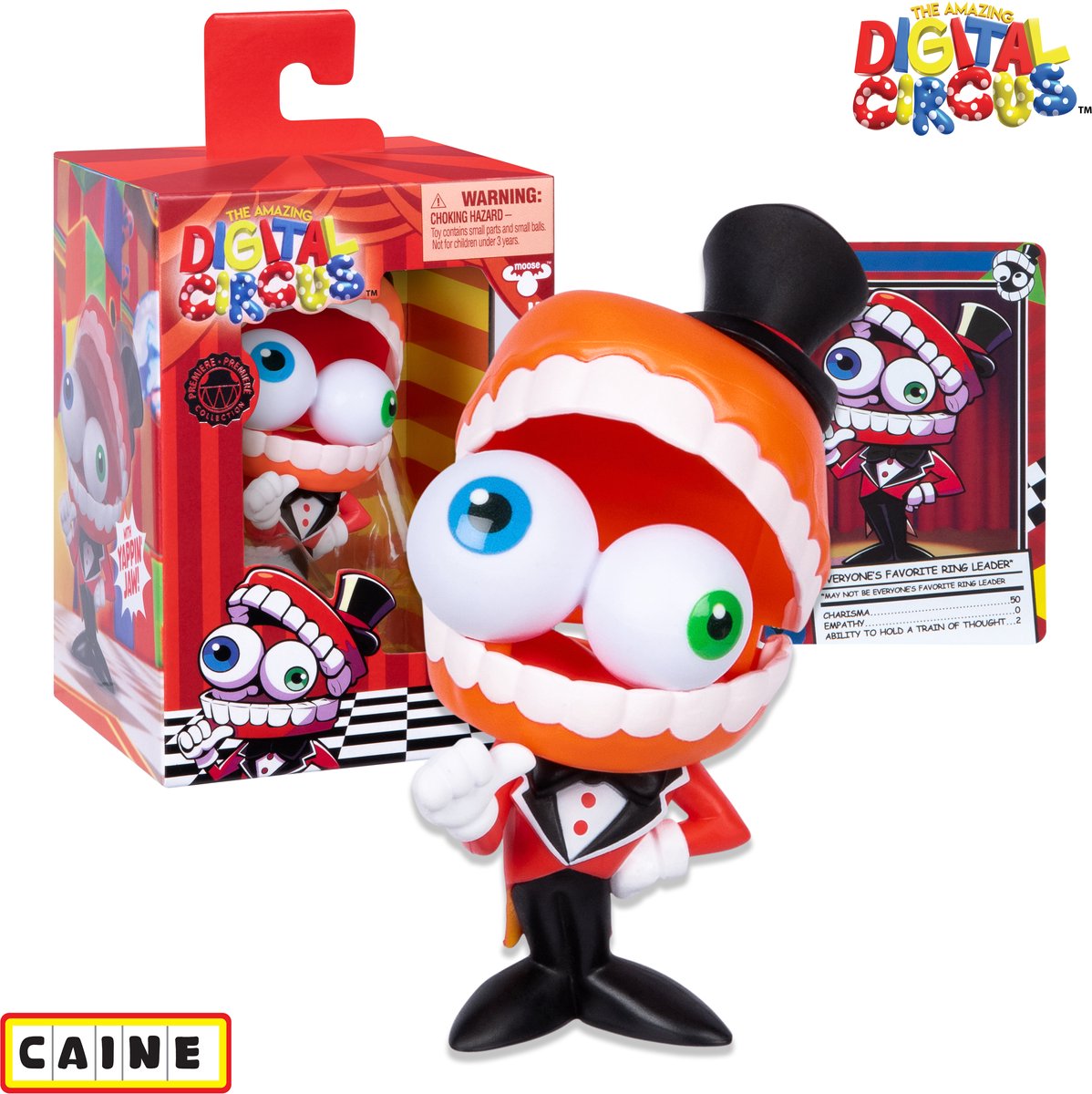 Moose joue avec l'incroyable cirque numérique - figurine en vinyle Caine