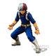 Banpresto co., ltd. my hero academia - figurine du monde banpresto académie de modélisation du colisée - pièce super master stars - figurine shoto todoroki (deux dimensions) 21 cm