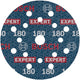 Disque abrasif Bosch o780, 125 mm, g180, 50x