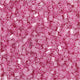 Creativ company perles de rocaille 2 tailles, d 1,7 mm, taille 15 0, diamètre du trou 0,5 mm, rose, 500 g 1 sachet
