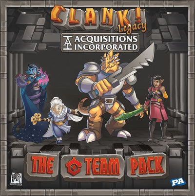 Clanquez le jeu de société Asmodee ! héritage de l'extension du pack c team en anglais.