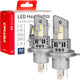 Phares Amio LED série x5 winger h4 6000k max. Feu de croisement 44w blanc