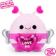 Peluche Snackles Saint-Valentin édition 8 pouces (bourdon avec chocolat en forme de cœur)