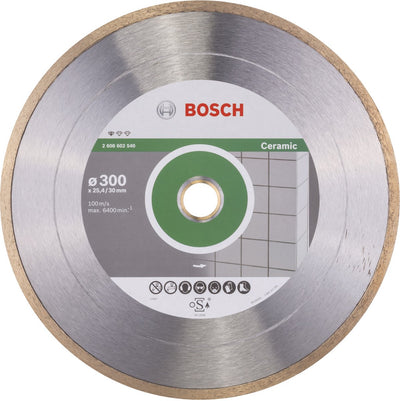Bosch - disque à tronçonner diamanté standard pour céramique 300 x 30+25,40 x 2 x 7 mm