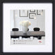 Style Walther en acier - cadre en plastique - format photo 30x30cm - noir