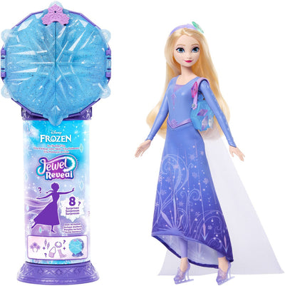 Mattel Disney Frozen Jewel Reveal Poupée mannequin Elsa patineuse