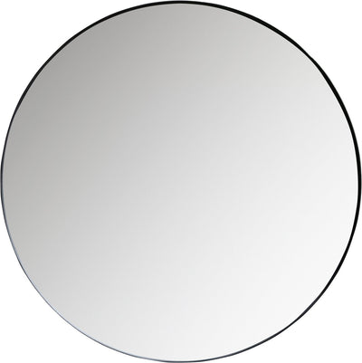 Miroir doutzen Woood - métal - noir - 115x115x5