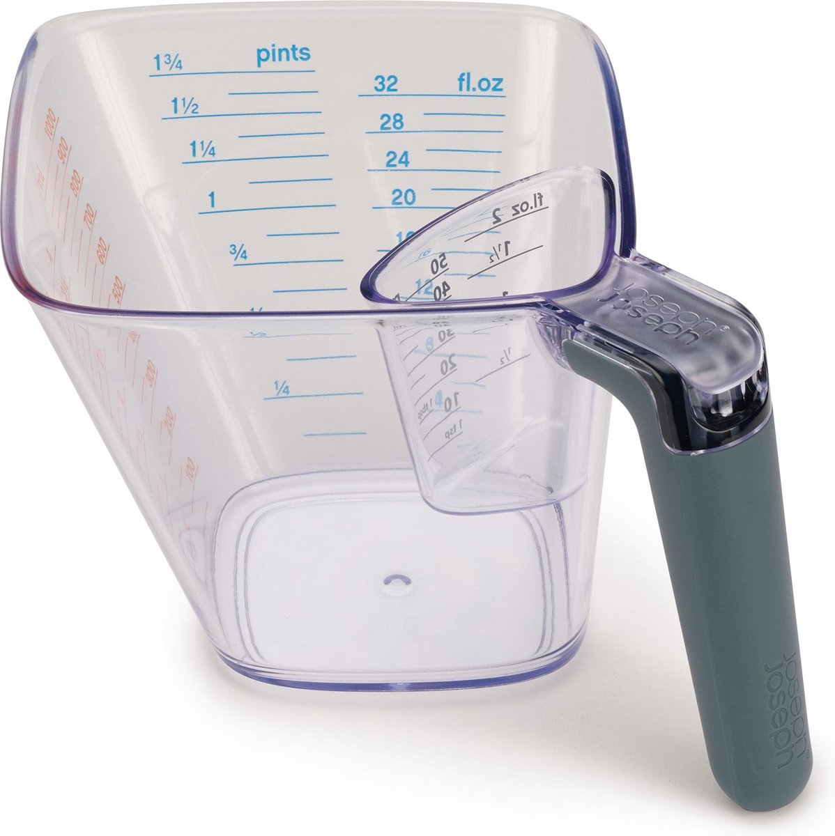 Joseph joseph aligner tasse à mesurer lot de 2 - transparent