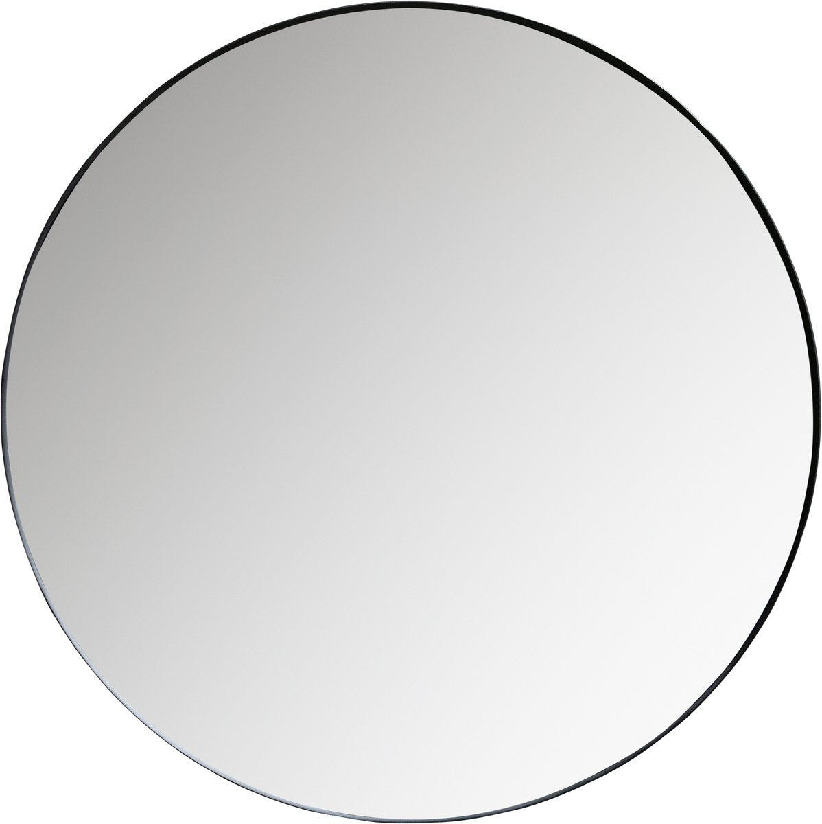 Miroir doutzen Woood - métal - noir - 115x115x5