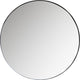 Miroir doutzen Woood - métal - noir - 115x115x5