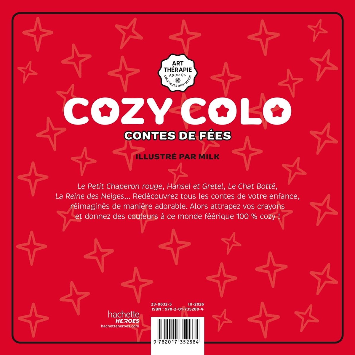 Héros Hachette – colo cosy – livre de coloriage – papier 170 g – simple face