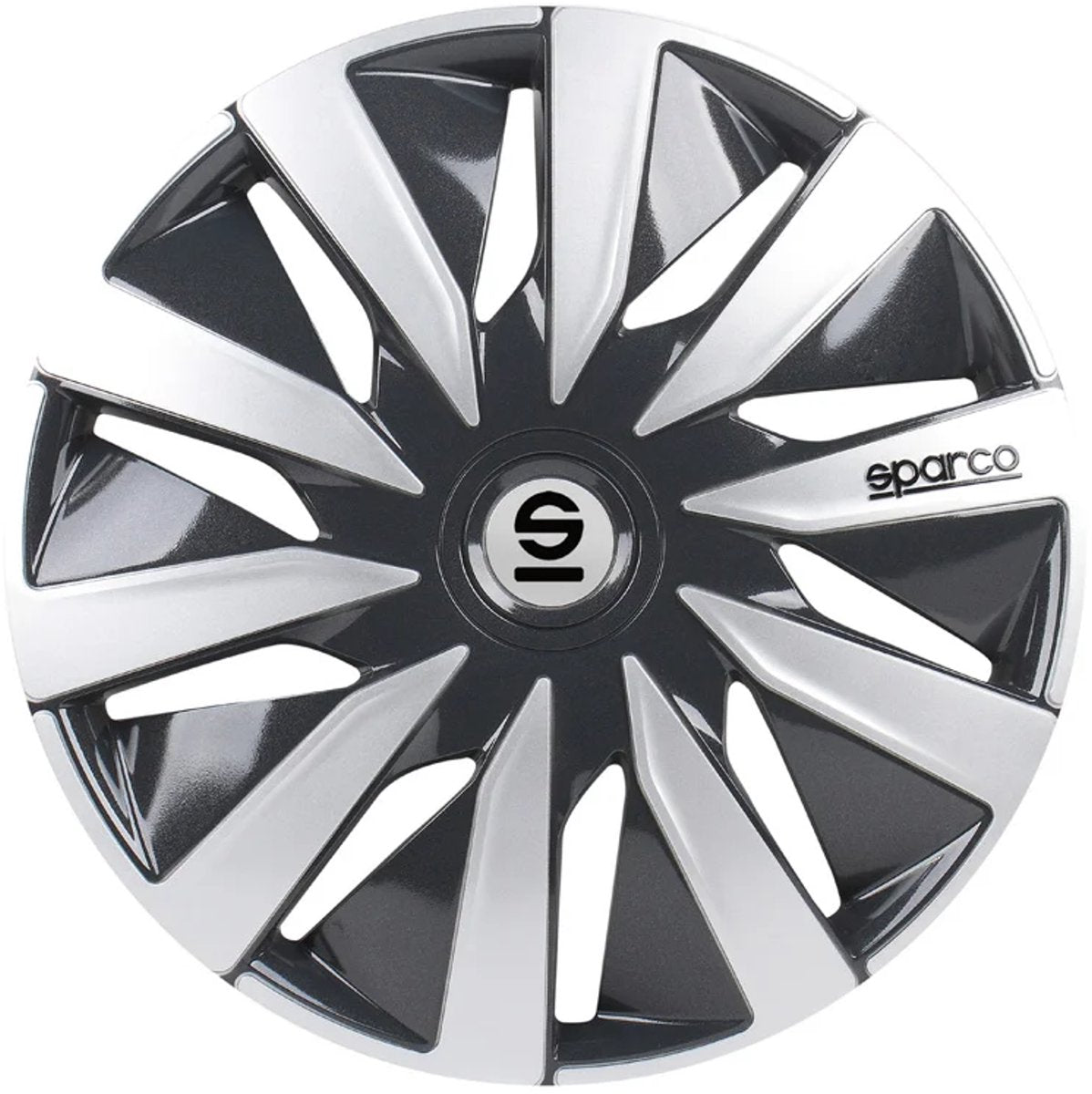 Sparco - enjoliveurs - jantes - lazio - 15 pouces - gris argent