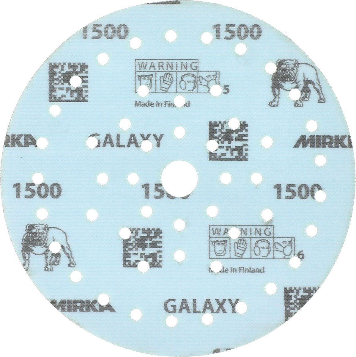 Disques abrasifs Mirka galaxy 150mm - 50 pièces-p120