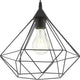 Lampe à suspension Eglo tarbes - e27 - ø 32,5 cm - noire