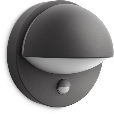 Philips LED Applique d'extérieur Philips June avec capteur - anthracite