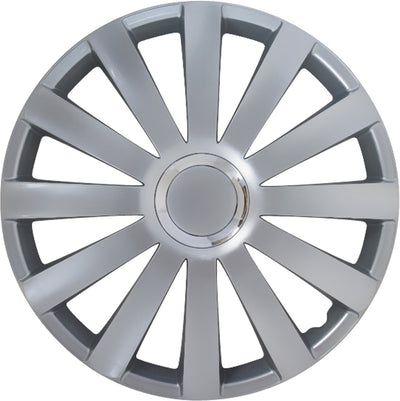 Gorecki carpoint enjoliveurs spyder pro 14 pouces abs argent lot de 4