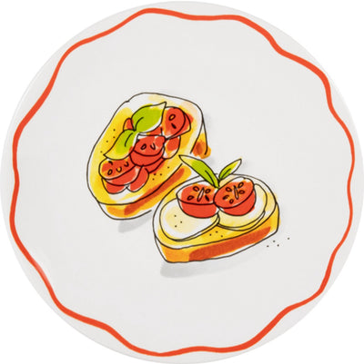 Blonde Amsterdam, pâtes : assiette bruschetta 18 cm
