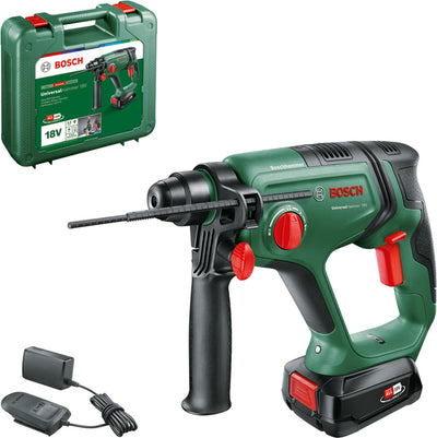 Marteau universel Bosch 18v | 2,0 ans | Batterie 2,5 Ah + chargeur | dans une mallette de transport