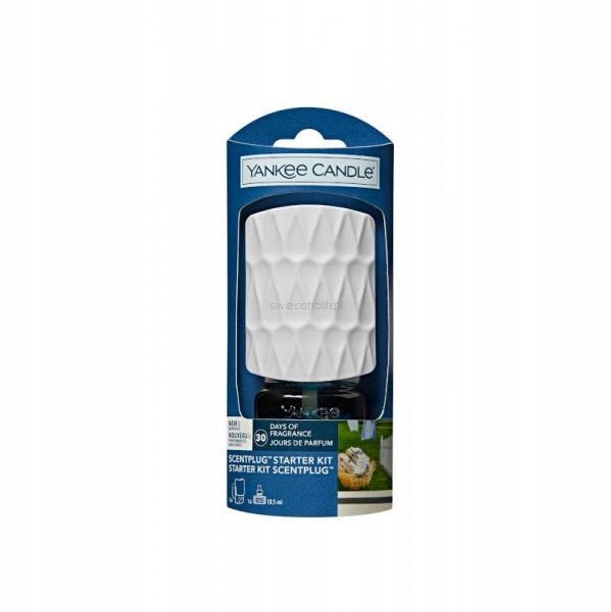 Bougie Yankee - coton propre - kit de démarrage diffuseur électrique