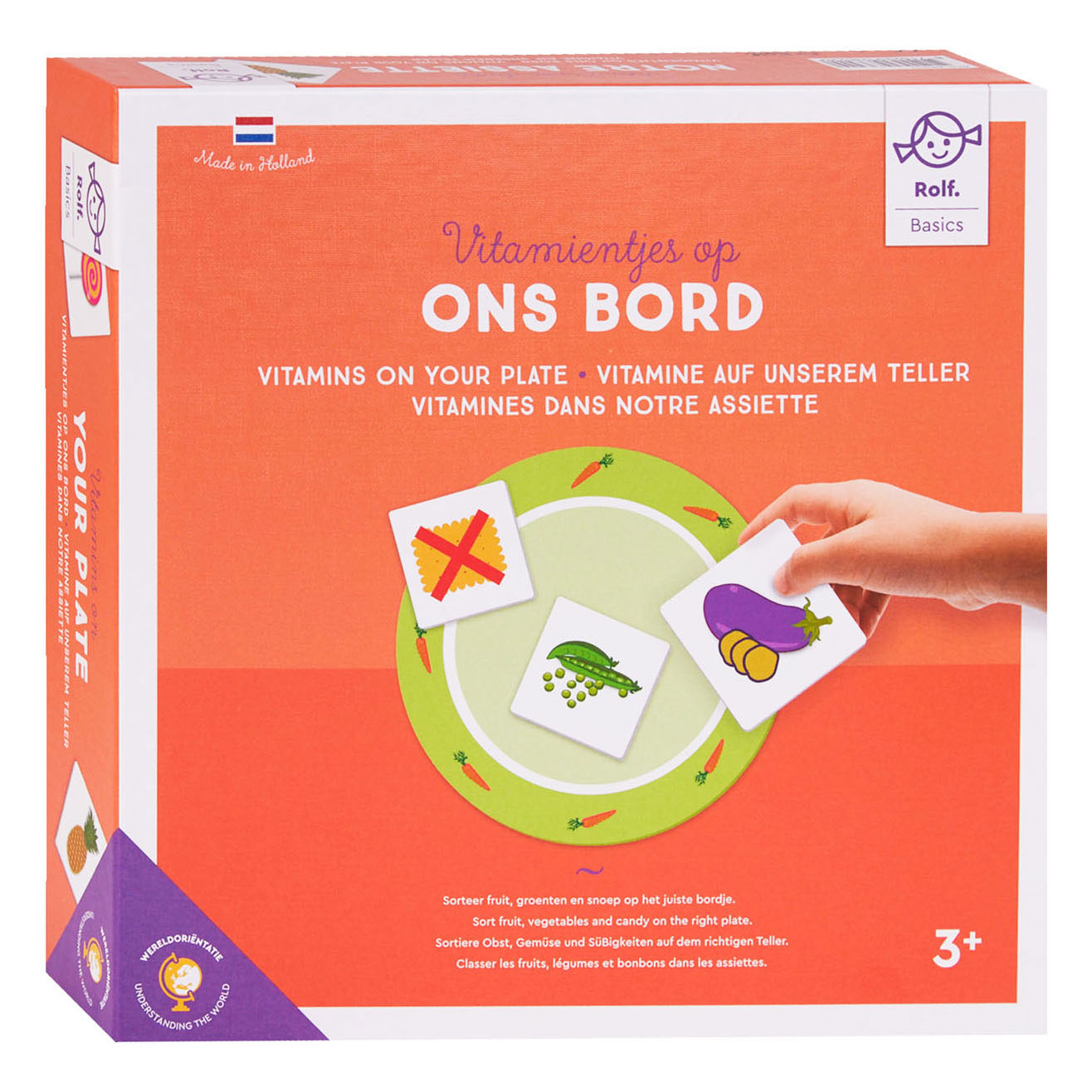 Rolf Rolf Basics Vitamines sur notre mémo de plaque et le jeu de tri